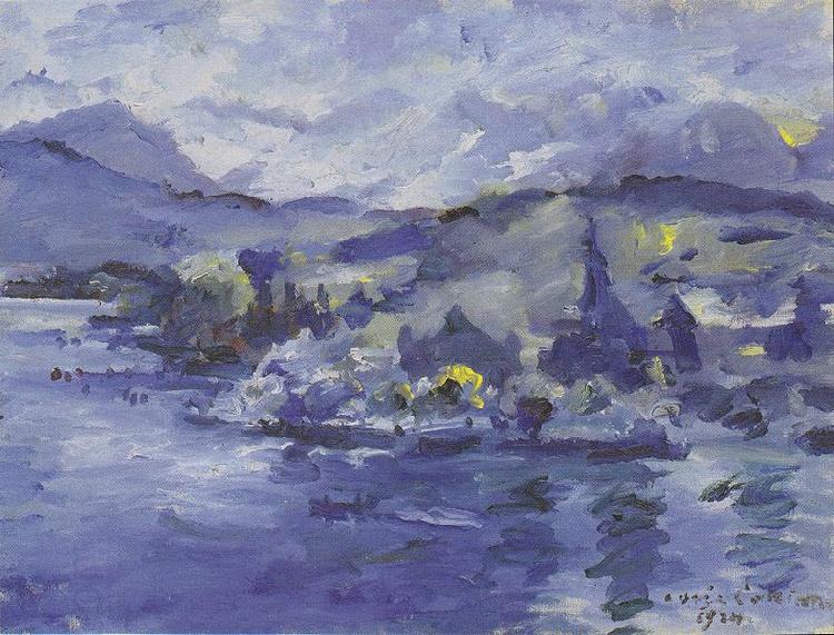 Lovis Corinth Lake Lucerne in the afternoon oil painting picture